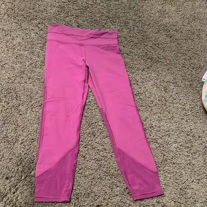 Athleta pink high waisted leggings